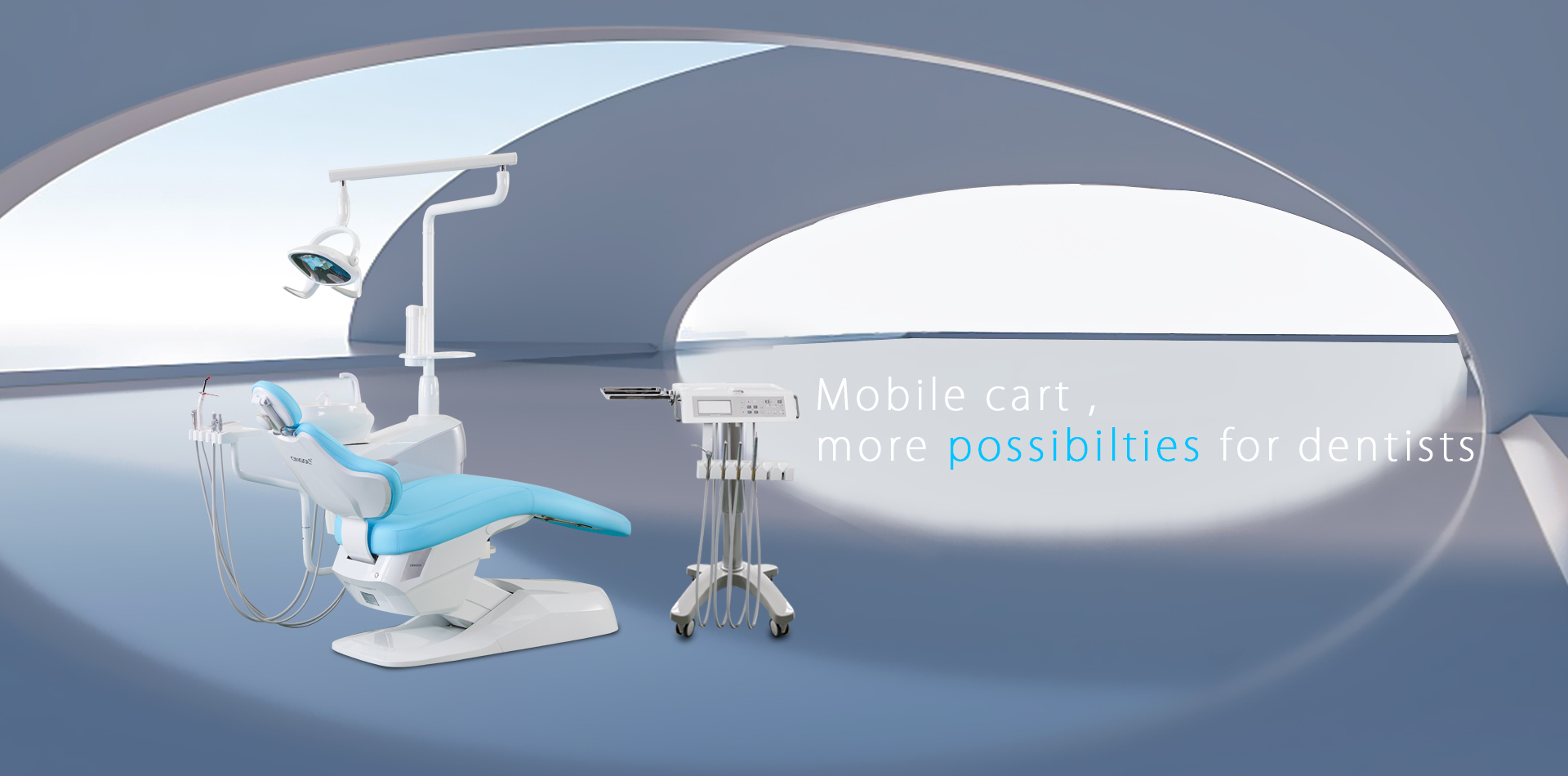x3 Standard cart type dental chair